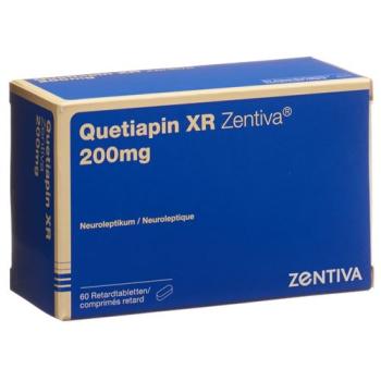 Quetiapin XR Zentiva 200 mg 60 Retard Tablets