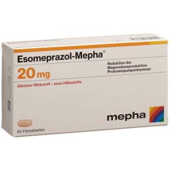 ESOMEPRAZOLE Mepha film tablets 20 mg