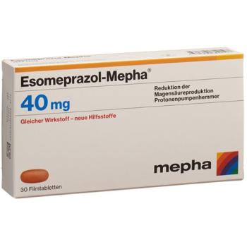 ESOMEPRAZOLE MEPHA FILMTABL 40 MG 30 PCS