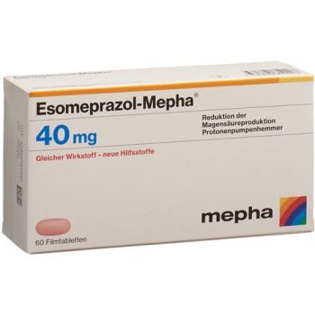 ESOMEPRAZOLE MEPHA FILMTABL 40 MG 60 PCS