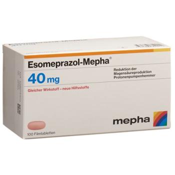 ESOMEPRAZOLE MEPHA FILMTABL 40 MG 100 PCS