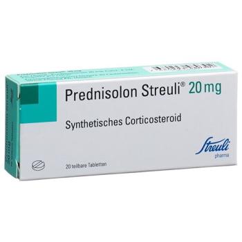 Prednisolone Streuli Tabl 20 mg 20 pcs
