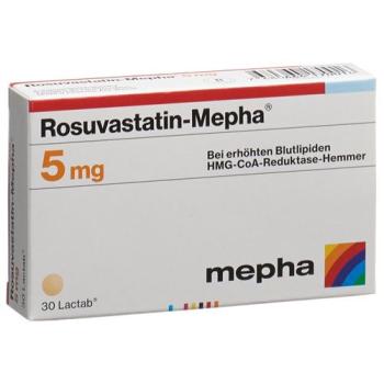 Rosuvastatin-Mepha Lactab 5 mg 100 pcs