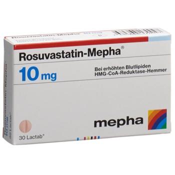 Rosuvastatin-Mepha Lactab 10 mg 30 pcs