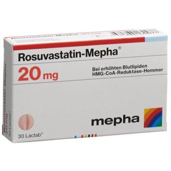 Rosuvastatin-Mepha Lactab 20 mg 100 pcs