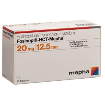 Fosinopril-HCT-Mepha Tabl 20/12.5 mg 98 pieces