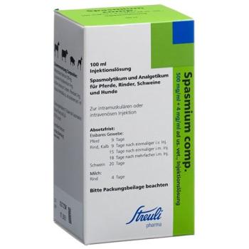 spasmium comp. 500 mg/ml + 4 mg/ml inj sol ad us. vet 100ml