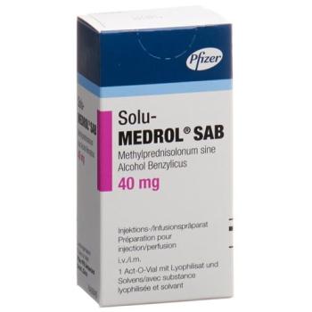 Solu-Medrol SAB Dry Sub 40 mg with Solvens Act O Vial