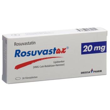 Rosuvastax film tabl 20 mg 30 pcs
