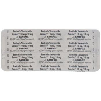Ezetimibe Simvastatin Sandoz Tabl 10/10 mg 28 pcs