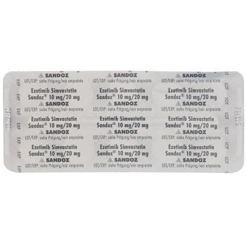 Ezetimibe Simvastatin Sandoz Tabl 10/20 mg 28 pcs