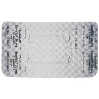 TADALAFIL Sandoz film tablets 20 mg
