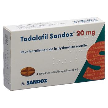 TADALAFIL Sandoz film tablets 20 mg