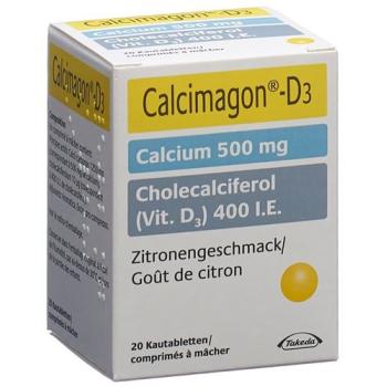 Calcimagon D3 Chewable Lemon Ds 20 pcs