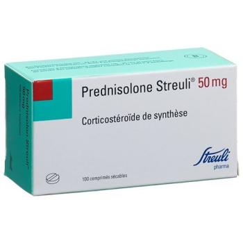 Prednisolone Streuli Tabl 50 mg 100 pcs