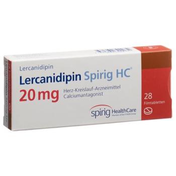 Lercanidipin Spirig HC Filmtabl 20 mg 28 pcs