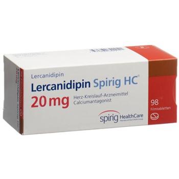 Lercanidipin Spirig HC Filmtabl 20 mg 98 pcs