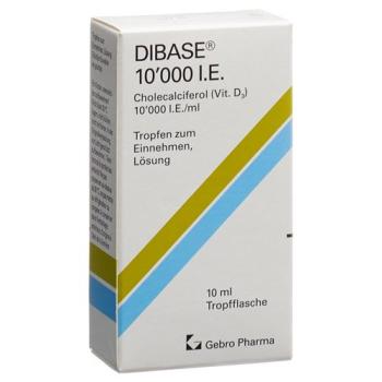 Dibase drops 10000 IU/ml bottle 10 ml