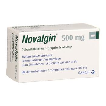 Novalgin Filmtablet 500 mg 50 pcs