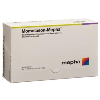 Mometason-Mepha nasal spray 50 mcg 3 x 140 doses