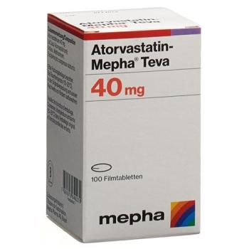 Atorvastatin-Mepha Teva Filmtabl 40 mg Ds 100 pcs