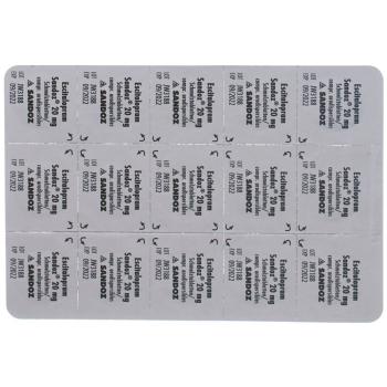 Escitalopram Sandoz Melting Tabl 20 mg 30 pcs