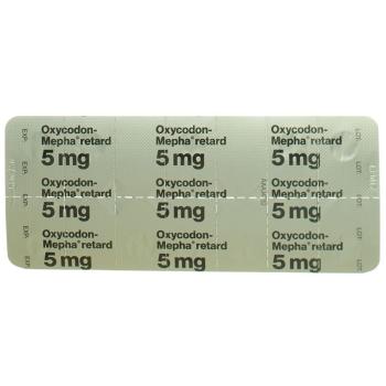 Oxycodon-Mepha Ret Tabl 5 mg 60 pcs