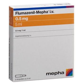 Flumazenil-Mepha Inj Loes 0.5mg/5ml 5amp 5ml