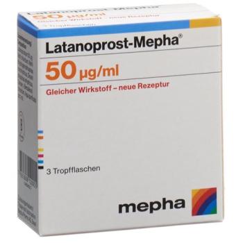 Latanoprost-Mepha Gtt Opht 50mcg/ml 3 Fl 2.5ml