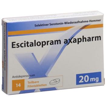 Escitalopram Axapharm Filmtabl 20 mg 98 pcs
