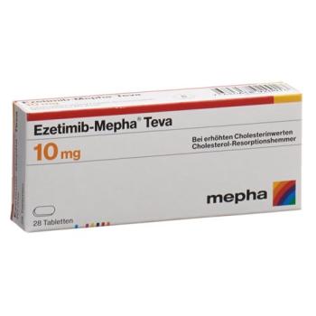 Ezetimibe-Mepha Teva Tabl 10 mg 28 pcs