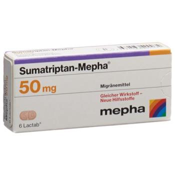 Sumatriptan-Mepha Lactab 50 mg 6 pcs
