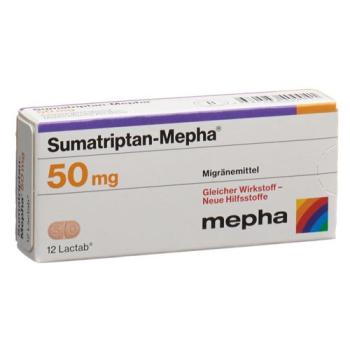 Sumatriptan-Mepha Lactab 50 mg 12 pcs