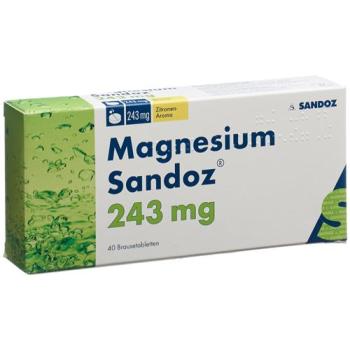 Magnesium Sandoz effervescent tablets 40 pcs