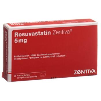Rosuvastatin Zentiva Filmtabl 5 mg 28 pcs