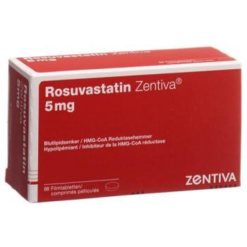 Rosuvastatin Zentiva Filmtabl 5 mg 98 pcs