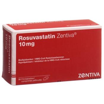 Rosuvastatin Zentiva Filmtabl 10 mg 98 pcs