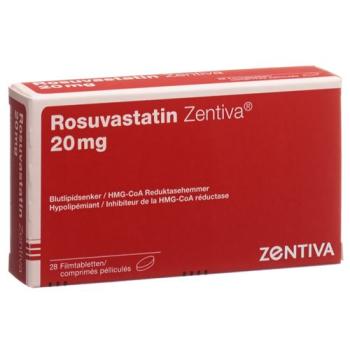 Rosuvastatin Zentiva Filmtabl 20 mg 28 pcs