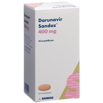 Darunavir Sandoz film tablets 400 mg bottle 60 pcs