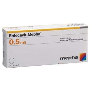Entecavir-Mepha Lactab 0.5 mg 30 pcs