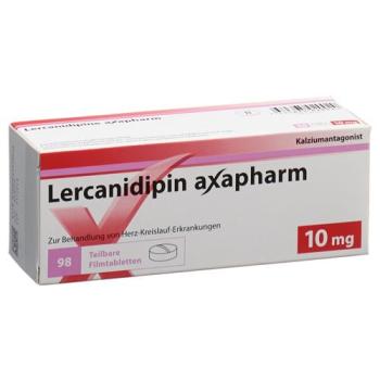 Lercanidipine Axapharm Filmtabl 10 mg 98 pcs