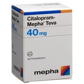 Citalopram-Mepha Teva Filmtabl 40 mg Ds 28 pcs