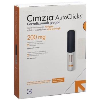 Cimzia AutoClicks Inj L&ouml;s 200 mg/ml Fertpen 2 pcs