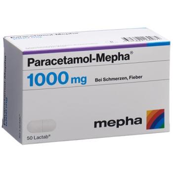 Paracetamol-Mepha Lactab 1000 mg 50 pcs