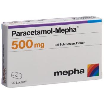 Paracetamol-Mepha Lactab 500 mg 20 pcs