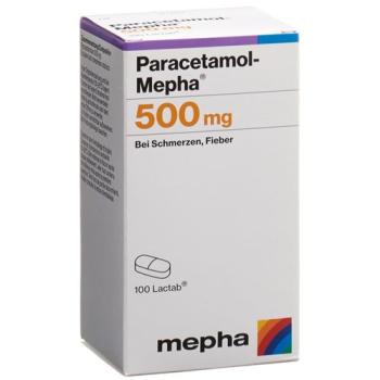 Paracetamol-Mepha Lactab 500 mg Ds 100 pcs