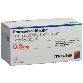 Pramipexol-Mepha Tabl 0.5 mg 100 pcs