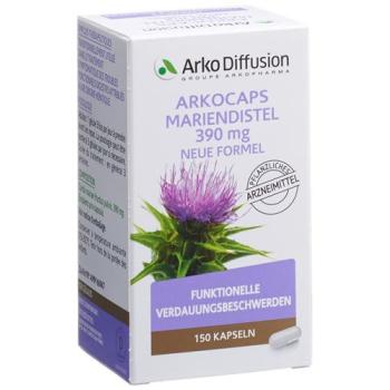 Arkocaps milk thistle caps 390 mg new formula Ds 150 pcs