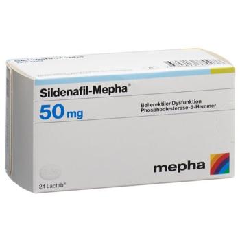 Sildenafil-Mepha Lactab 50 mg 24 pcs
