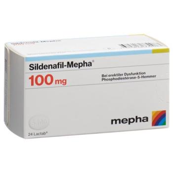 Sildenafil-Mepha Lactab 100 mg 24 pcs